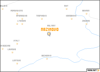 map of Nazimovo