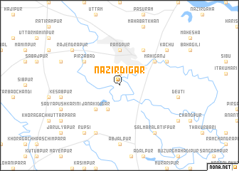 map of Nāzir Digar