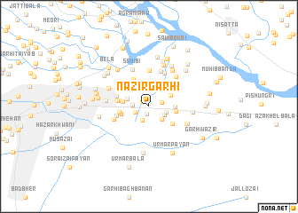 map of Nāzir Garhi