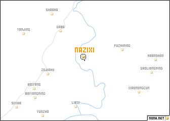 map of Nazixi