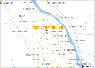 map of Nazlat ‘Abd Allāh