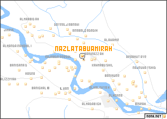 map of Nazlat Abū ‘Amīrah