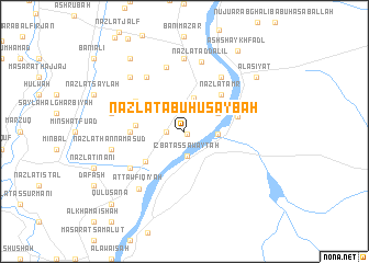 map of Nazlat Abū Ḩusaybah