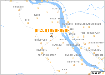 map of Nazlat Abū Ka‘bah