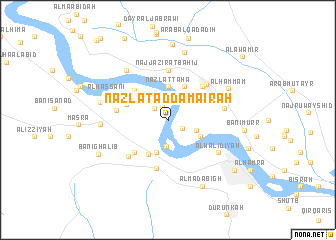 map of Nazlat ad Damāʼirah
