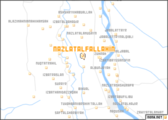 map of Nazlat al Fallāḩīn