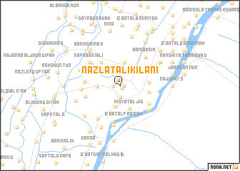 map of Nazlat ‘Alī Kīlānī