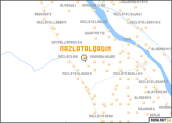 map of Nazlat al Qadīm