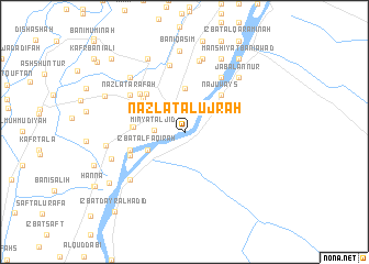 map of Nazlat al ‘Ujrah