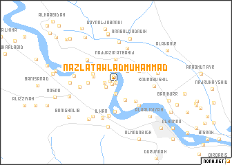 map of Nazlat Awlād Muḩammad