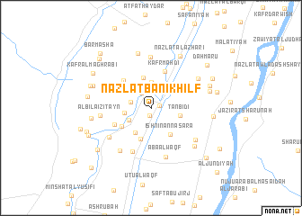 map of Nazlat Banī Khilf