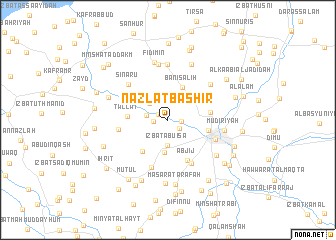 map of Nazlat Bashīr