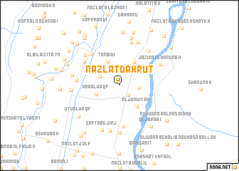 map of Nazlat Dahrūţ