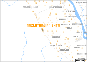 map of Nazlat Ḩājir Mishţā