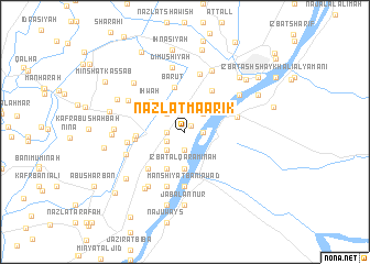 map of Nazlat Ma‘ārik