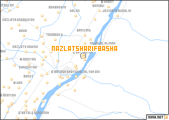 map of Nazlat Sharīf Bāshā