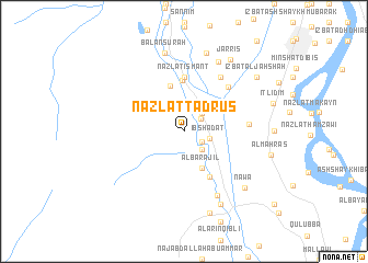 map of Nazlat Tādrus