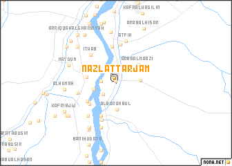 map of Nazlat Tarjam