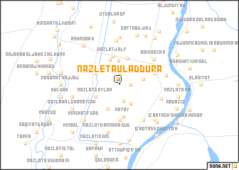 map of Nazlet Aulâd Dura