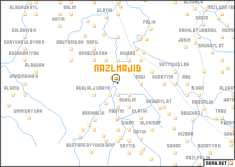 map of Nazl Majīd