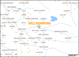 map of Nazl Muḩammad