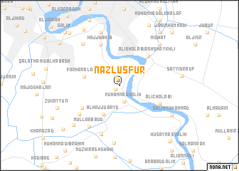 map of Nazl ‘Uşfūr