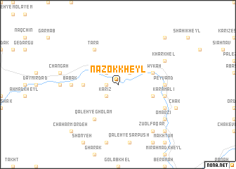 map of Nāzok Kheyl