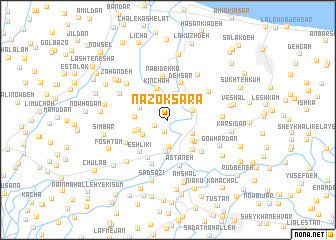 map of Nāzok Sarā