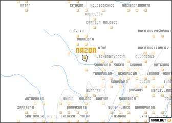 map of Nazón