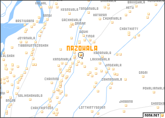 map of Nāzowāla