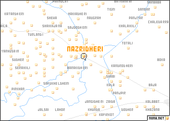 map of Nāzri Dheri