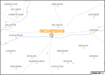 map of Nazvanovka