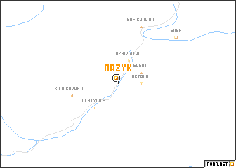 map of Nazyk