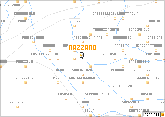 map of Nazzano