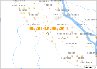 map of Nazzat al Muḩazzimīn