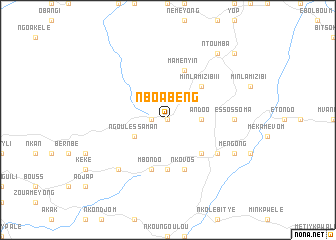 map of Nboabeng