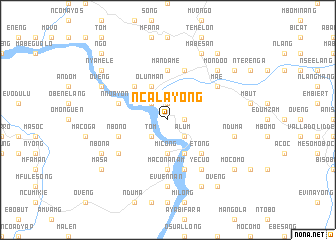 map of Ncalayong