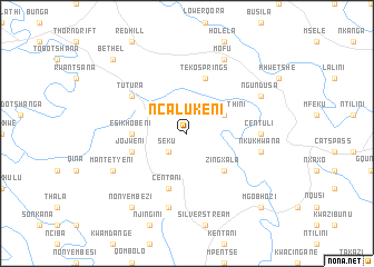 map of Ncalukeni