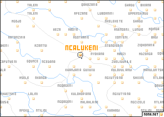 map of Ncalukeni