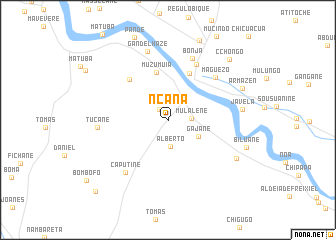 map of NʼCana