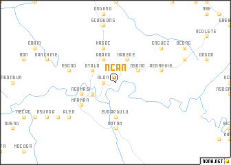 map of Ncan