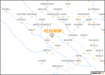 map of Ncekana