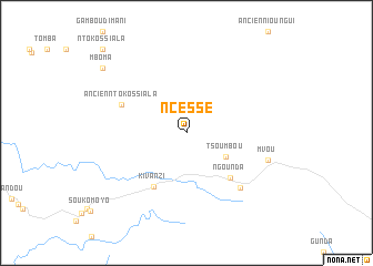 map of Ncésse