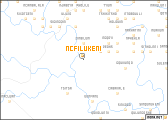 map of Ncfilukeni