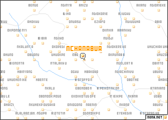 map of Nchanabua