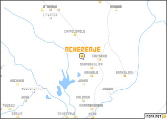map of Ncherenje