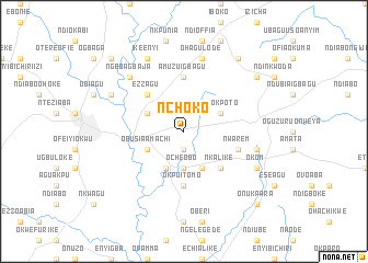 map of Nchoko