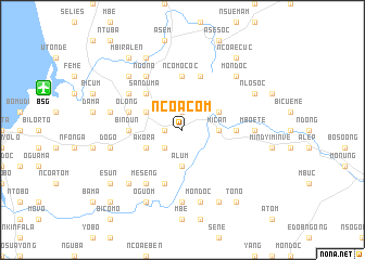 map of Ncoacom