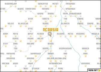 map of Ncoasia