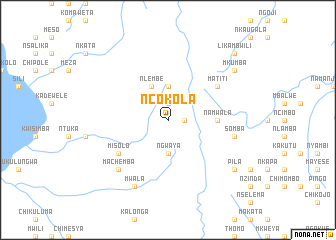 map of Ncokola